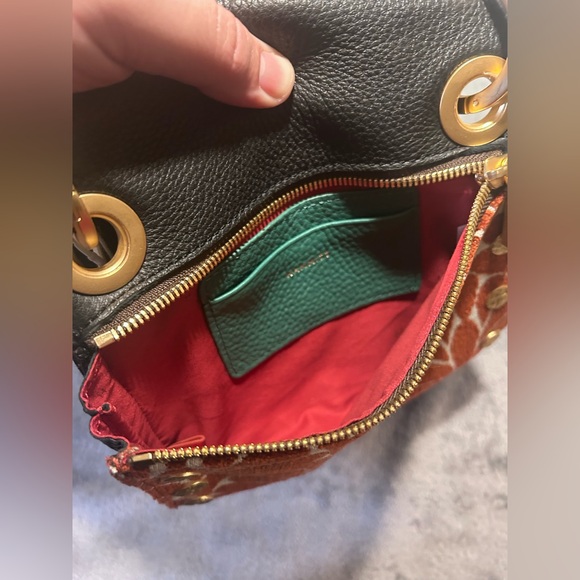 Hammitt Montana Texas Tapestry Reversible Leather Crossbody Bag - Picture 11 of 14